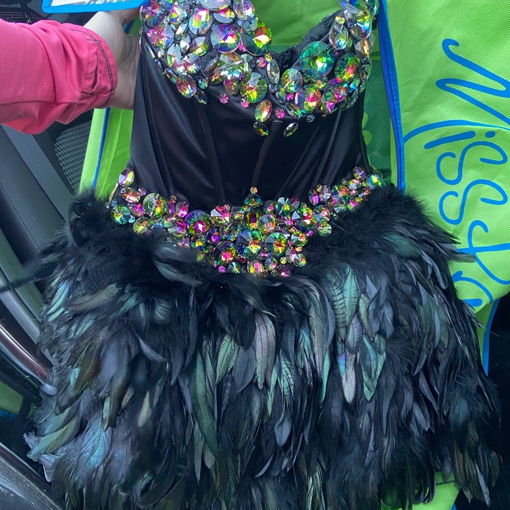 Sherri Hill size 4 prom dress, worn once, in VERY great condition.